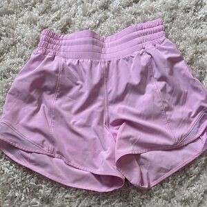 Lululemon Athletica Light Pink Athletic Shorts